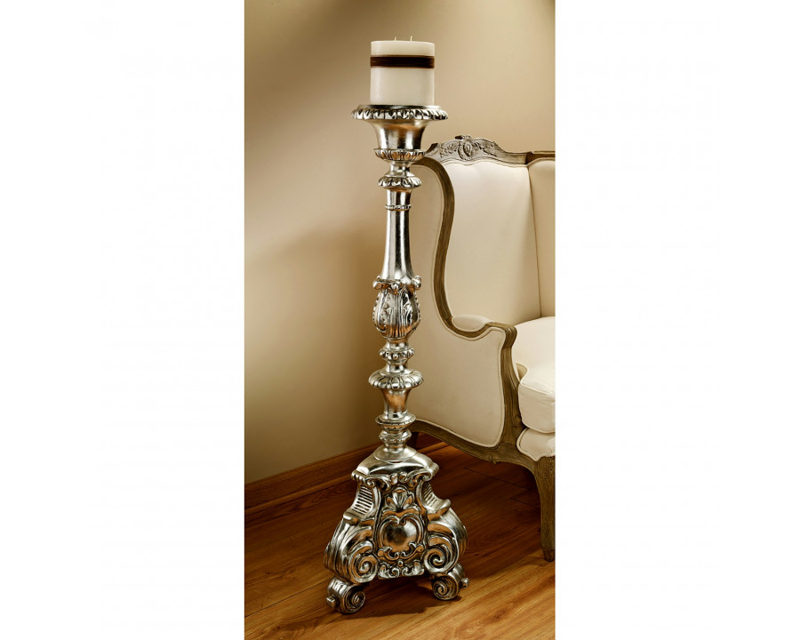 Toscano - European Scroll-Footed Candlestick