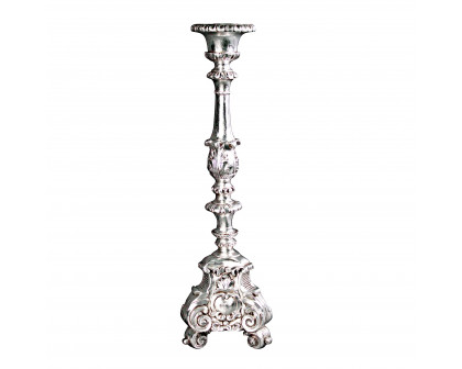 Toscano European Scroll-Footed Grande Candlestick