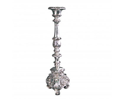 Toscano European Scroll-Footed Grande Candlestick