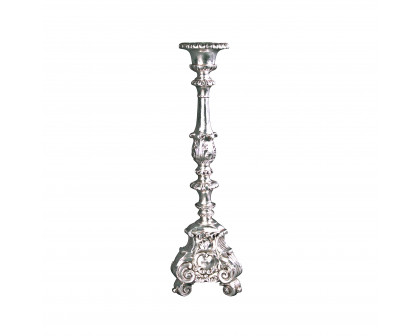 Toscano European Scroll-Footed Grande Candlestick