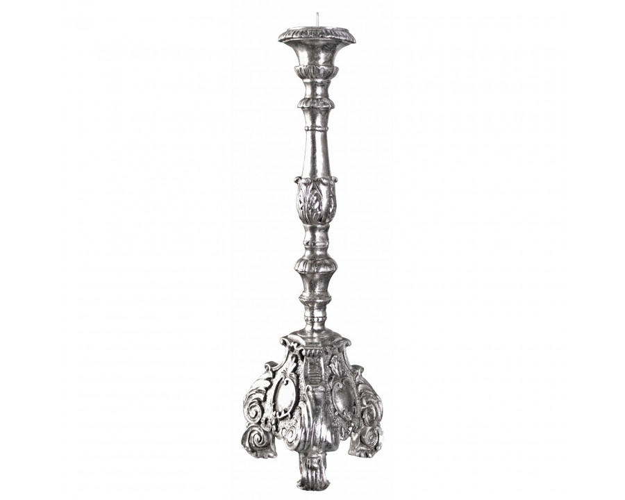 Toscano European Scroll-Footed Medium Candlestick