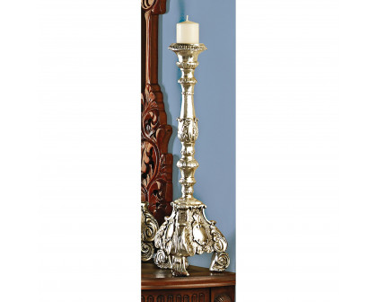 Toscano European Scroll-Footed Medium Candlestick