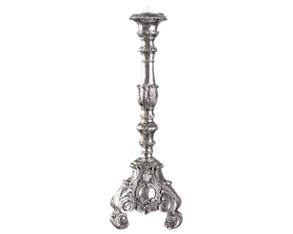 Toscano European Scroll-Footed Medium Candlestick