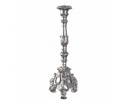 Toscano European Scroll-Footed Medium Candlestick