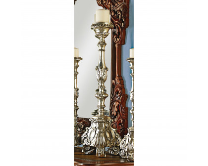 Toscano European Scroll-Footed Large Candlestick