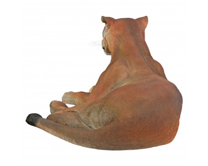 Toscano - Lioness Lying Down Life-Size Garden Statue