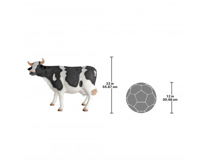 Toscano - Holstein Cow Scaled Garden Statue