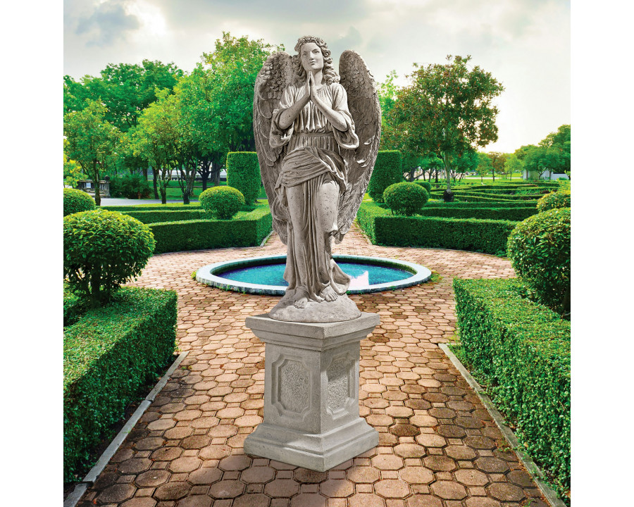 Toscano - Grand Basilica Praying Angel Garden Statue