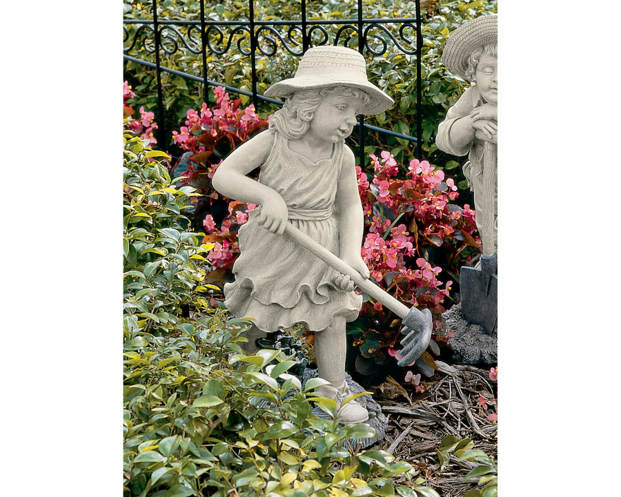 Toscano - Young Gardener Girl Rebecca Statue