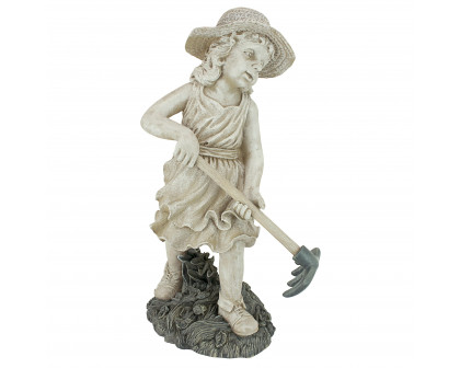 Toscano - Young Gardener Girl Rebecca Statue