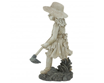 Toscano Young Gardener Girl Rebecca Statue - Large