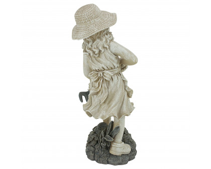 Toscano Young Gardener Girl Rebecca Statue - Large