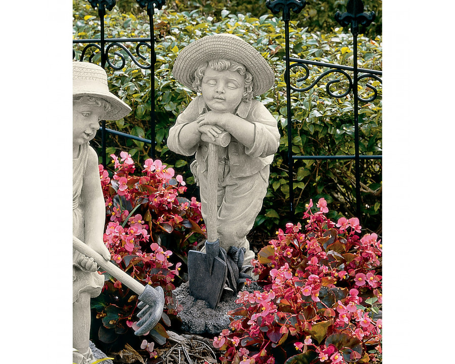 Toscano - Young Gardener Boy Samuel Statue