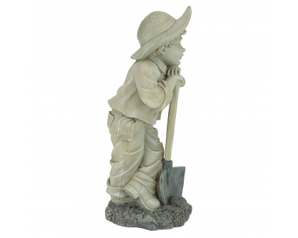 Toscano Young Gardener Boy Samuel Statue - Large