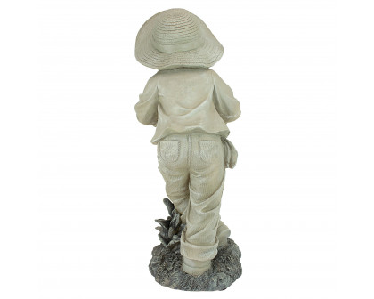 Toscano Young Gardener Boy Samuel Statue - Large