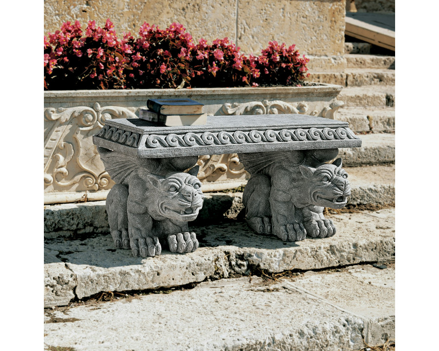 Toscano - Blair Castle Gargoyle Sculptural Bench