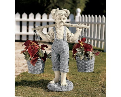 Toscano - Flowers for Felicity Little Girl Garden Statue