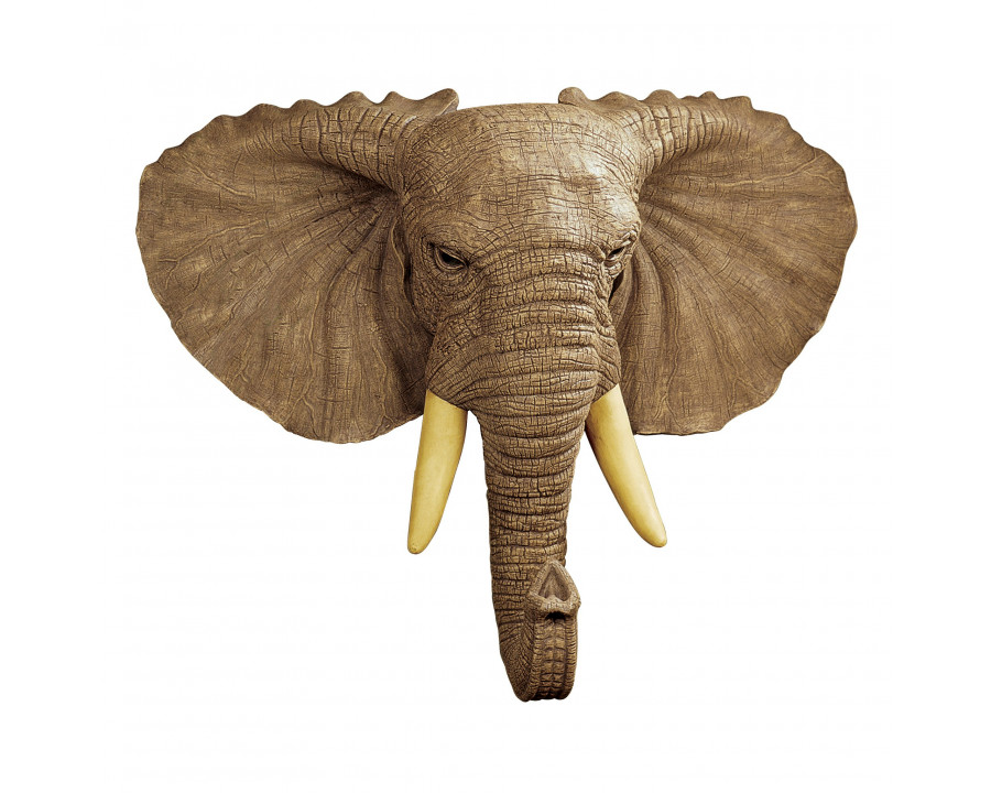 Toscano - Lord Earl Houghton Elephant Wall Sculpture