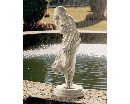 Toscano - Windblown Maiden Garden Statue