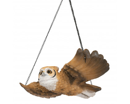 Toscano - The Garden Owl Hanging Statue