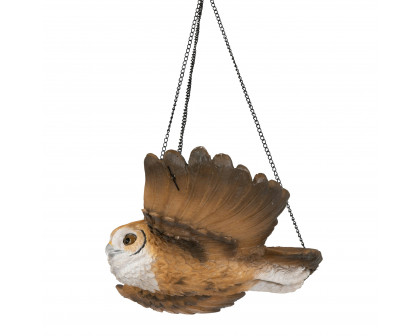 Toscano - The Garden Owl Hanging Statue