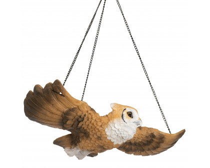 Toscano - The Garden Owl Hanging Statue