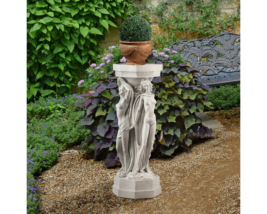 Toscano - Column of the Maenads Sculptural Pedestal