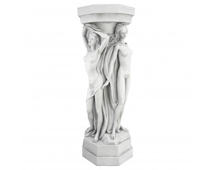 Toscano - Column of the Maenads Sculptural Pedestal