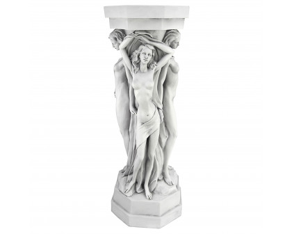 Toscano - Column of the Maenads Sculptural Pedestal