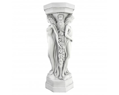 Toscano - Column of the Maenads Sculptural Pedestal