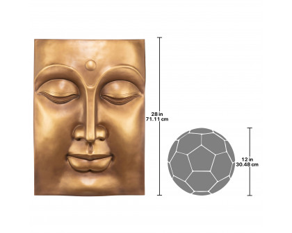 Toscano - Serene Buddha Grande Frieze Wall Sculpture