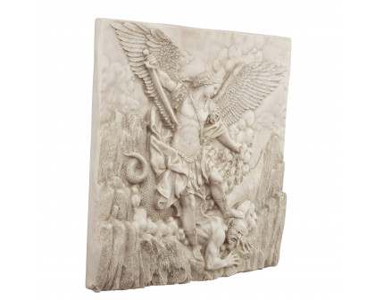 Toscano - Saint Michael the Archangel Sculptural Wall Frieze