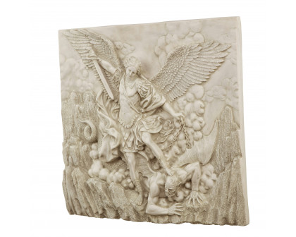 Toscano - Saint Michael the Archangel Sculptural Wall Frieze