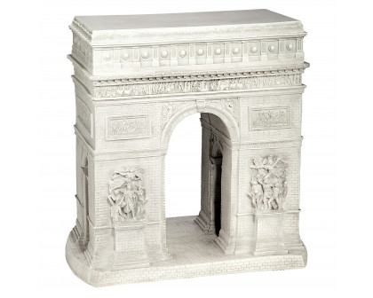 Toscano - Arc de Triomphe Sculptural Side Table in Designer Resin