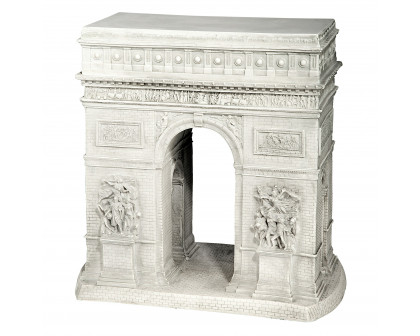 Toscano - Arc de Triomphe Sculptural Side Table in Designer Resin