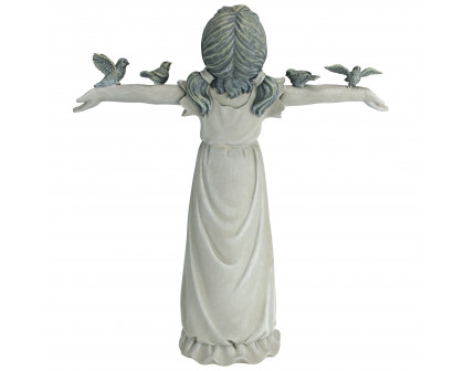 Toscano Basking in God Glory Little Girl Statue - Medium