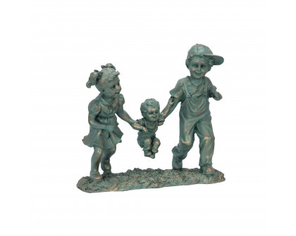 Toscano - Swing Time Children Garden Statue