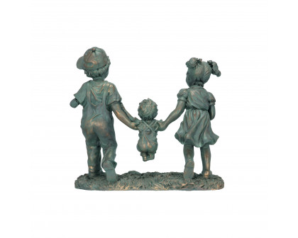 Toscano - Swing Time Children Garden Statue