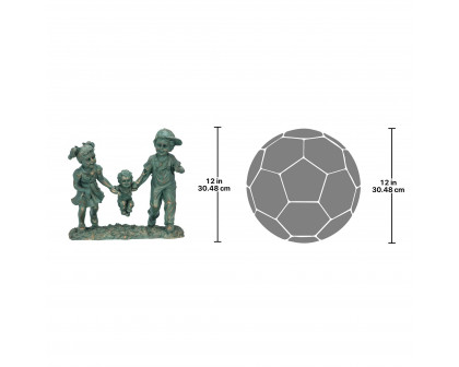 Toscano - Swing Time Children Garden Statue