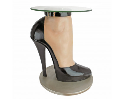 Toscano - Stilettos Anyone Sculptural Table in Designer Resin