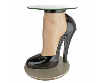 Toscano - Stilettos Anyone Sculptural Table in Designer Resin