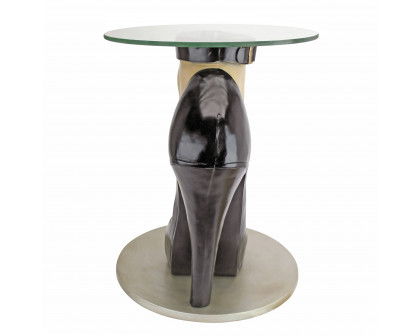 Toscano - Stilettos Anyone Sculptural Table in Designer Resin