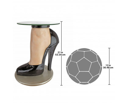 Toscano - Stilettos Anyone Sculptural Table in Designer Resin