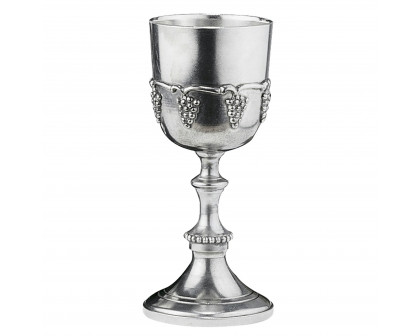 Toscano - Italian Grape Harvest Goblet in Pewter