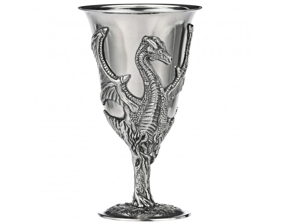 Toscano - Dragon Goblet in Pewter