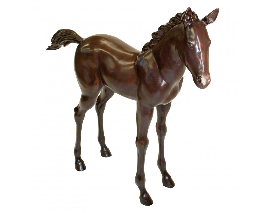 Toscano - Standing Horse Foal Garden Statue