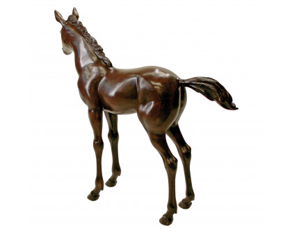 Toscano - Standing Horse Foal Garden Statue