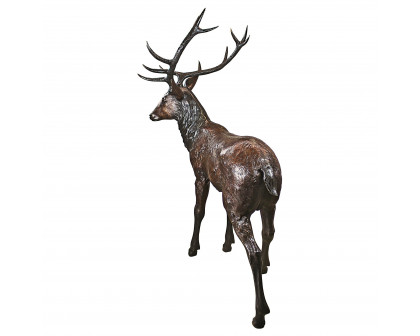 Toscano - Standing Deer Buck Garden Statue