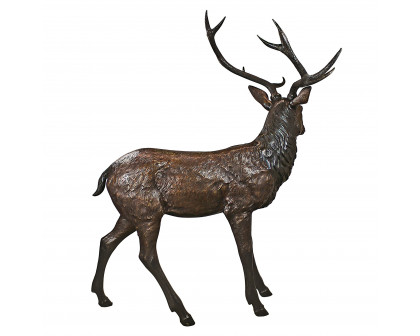 Toscano - Standing Deer Buck Garden Statue