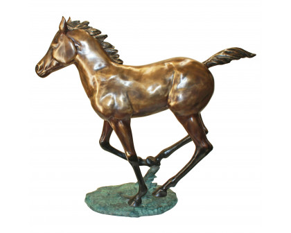 Toscano - Galloping Horse Foal Garden Statue